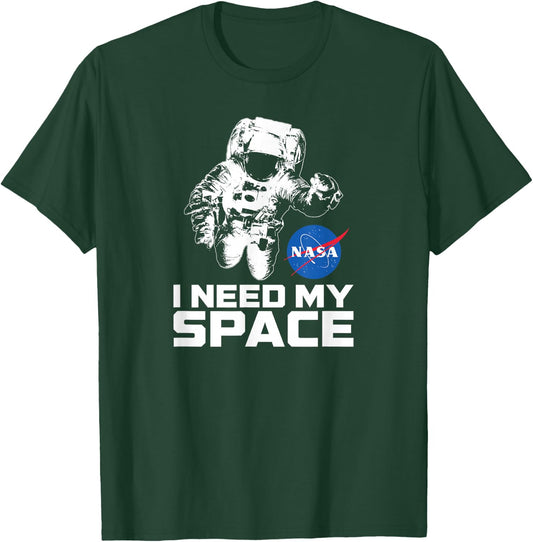 NASA Logo - I Need My Space Shirt with Astronaut T-Shirt - T-Shirt | Forest