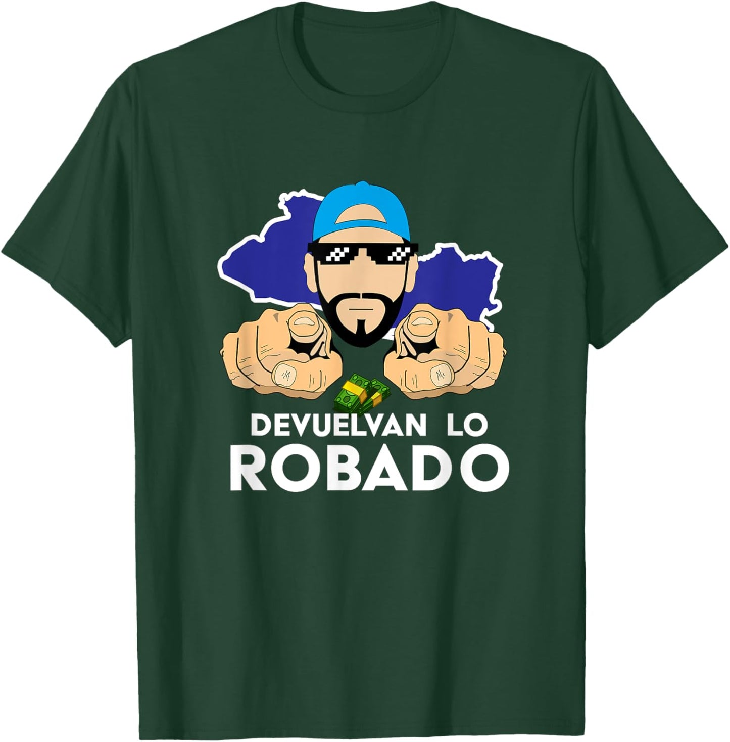 Devuelvan Lo Robado, Nayib Bukele, El Salvador T-Shirt - T-Shirt | Forest