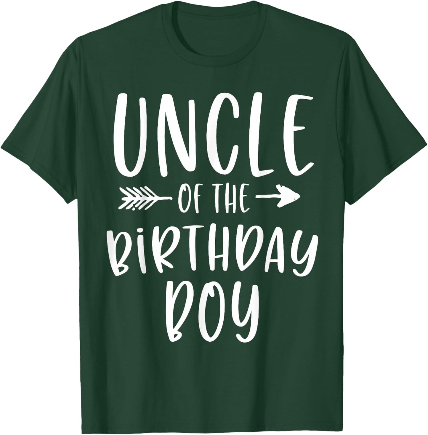 Uncle of the Birthday Boy Uncle And Nephew Bday Party T-Shirt - T-Shirt | Forest