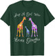 Fun Cute Just A Girl Who Loves Giraffes T-Shirt - T-Shirt | Forest