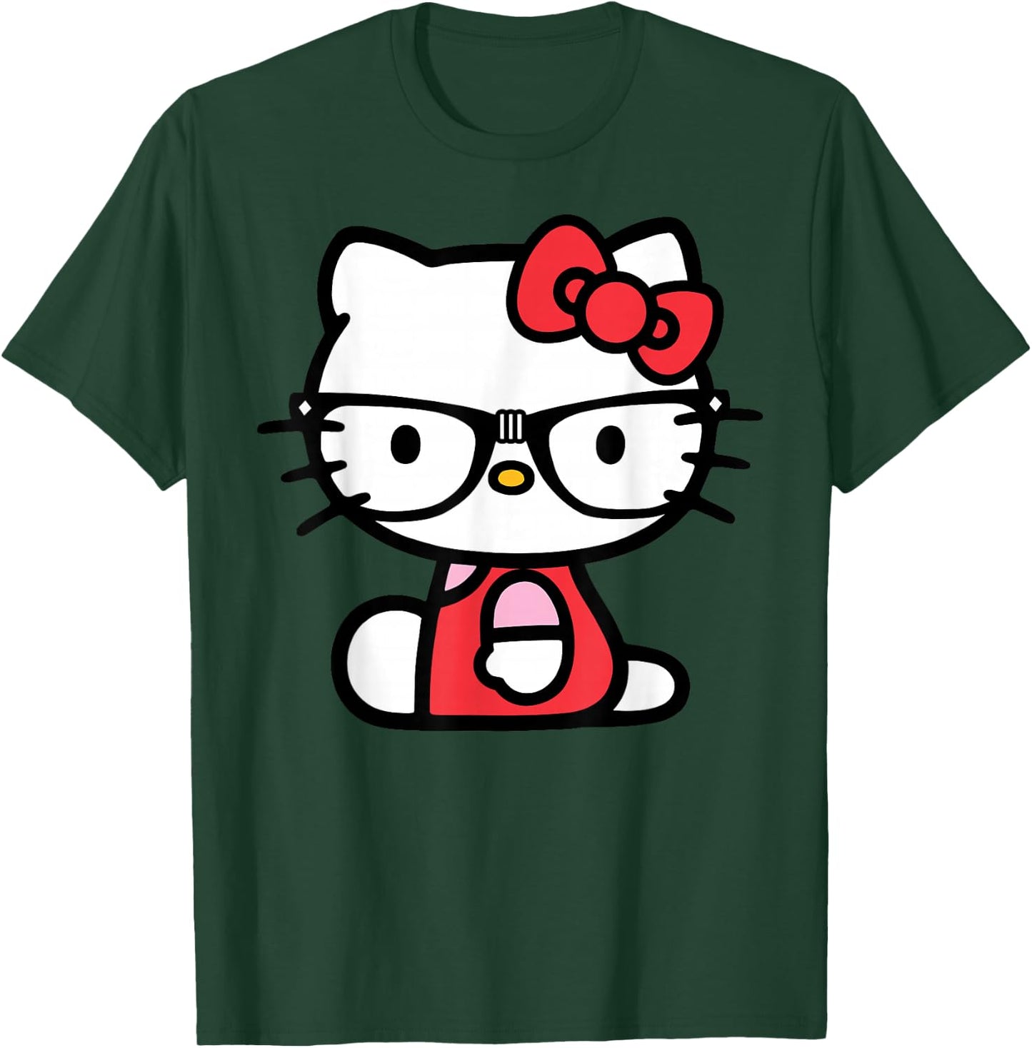 Hello Kitty Nerd Glasses T-Shirt - T-Shirt | Forest