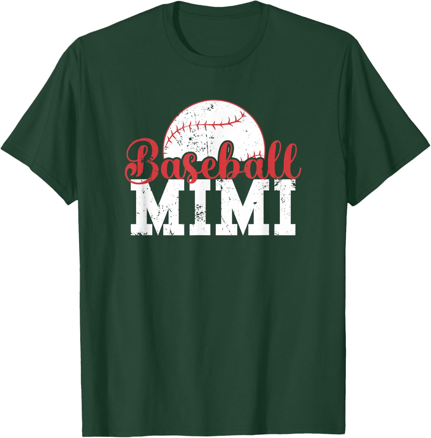 Baseball Mimi T-Shirt - T-Shirt | Forest
