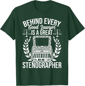 Court Reporter T-Shirt - T-Shirt | Forest