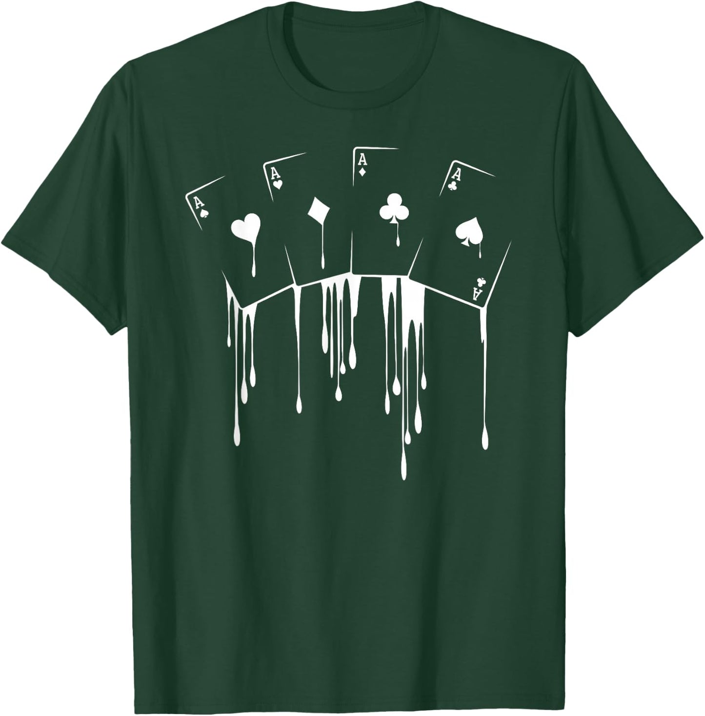 Poker Player Texas Hold'em Night Tournament Poker Small T-Shirt - T-Shirt | Forest