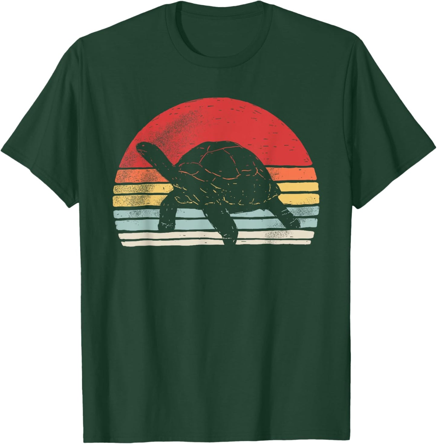 Vintage Retro Aldabra Giant Tortoise T-Shirt - T-Shirt | Forest