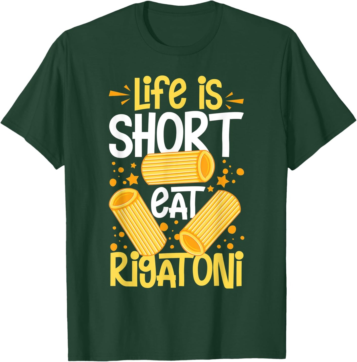 Rigatoni Pasta Noodles Recipes Italian Sauce Maker T-Shirt - T-Shirt | Forest