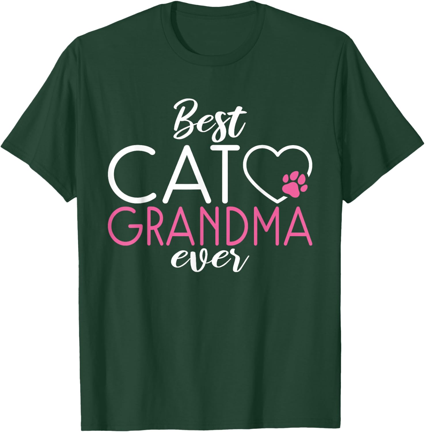 Best Cat Grandma Ever Kitty Cat Lover T-Shirt - T-Shirt | Forest