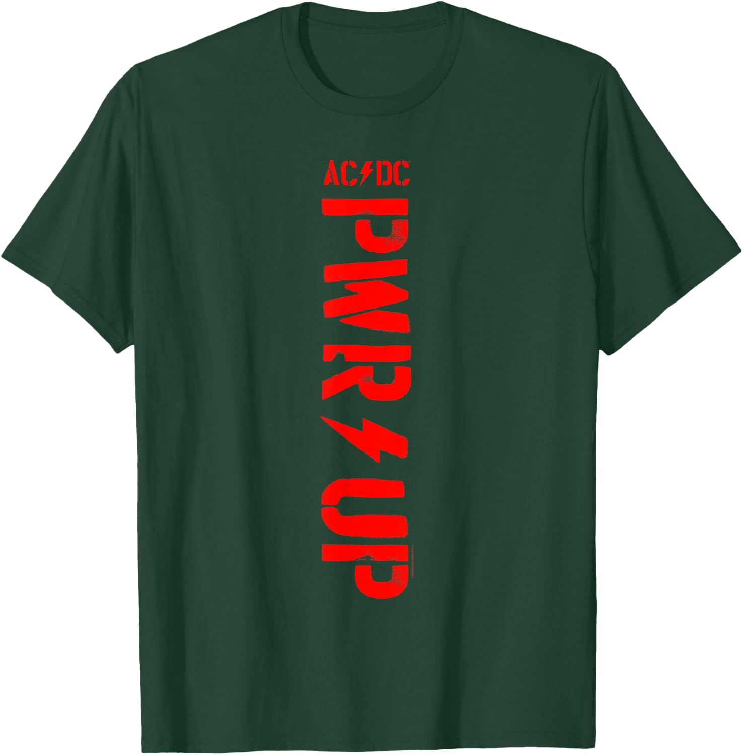 Ac/dc - Pwr Up T-Shirt - T-Shirt | Forest