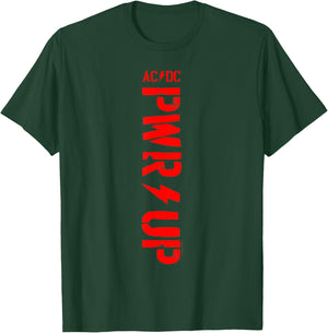 Ac/dc - Pwr Up T-Shirt - T-Shirt | Forest