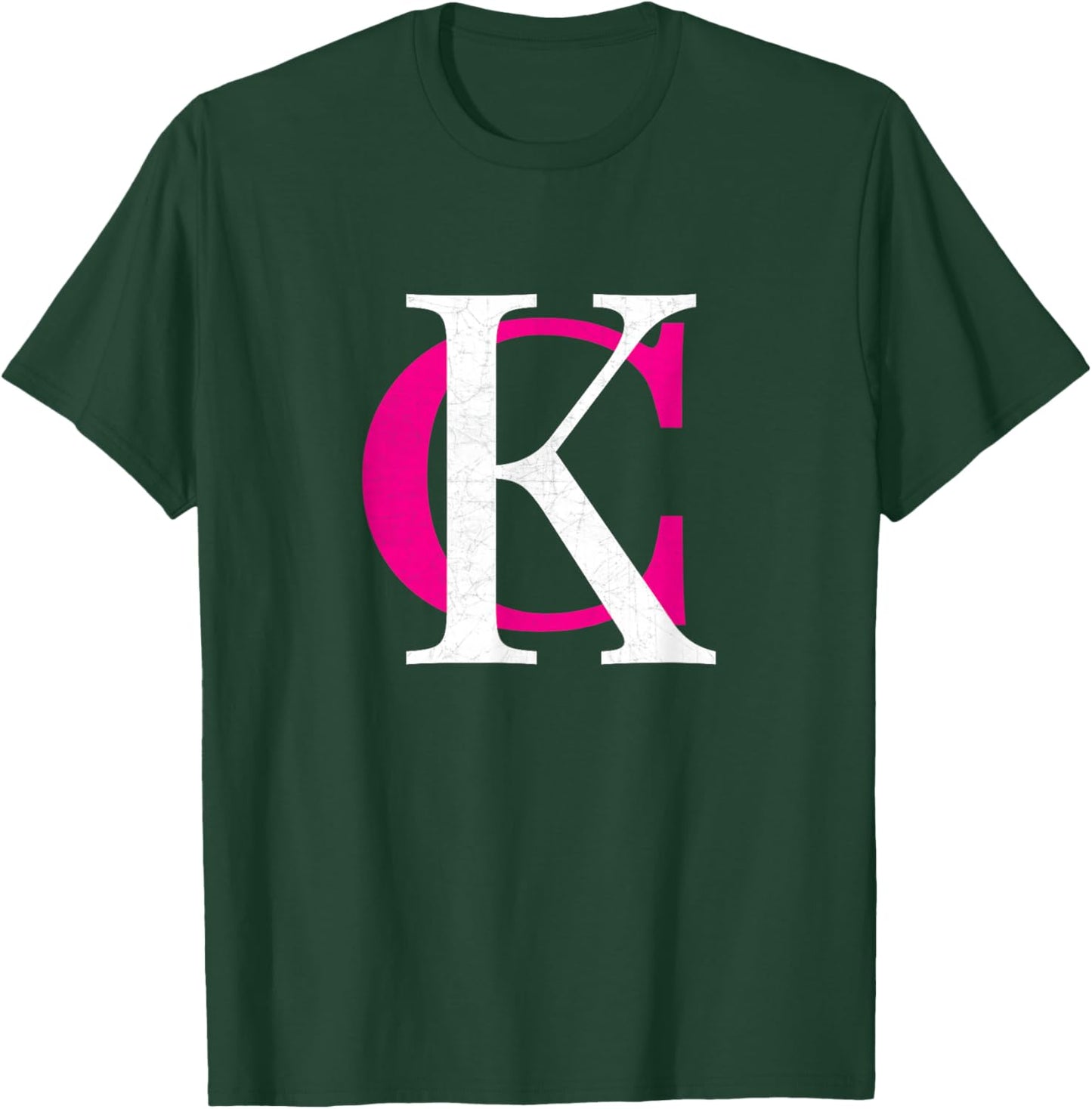 Pink Kansas City Pink Cute KC Initials Cool Kc Fan Original T-Shirt - T-Shirt | Forest