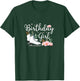 Funny Ice Skating Birthday Graphic and Girl Skater T-Shirt - T-Shirt | Forest