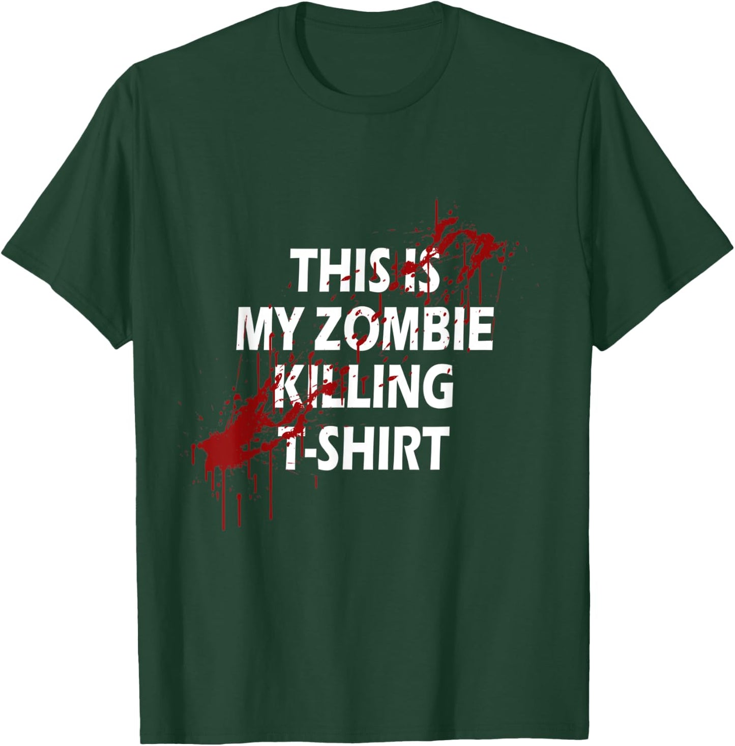 My Zombie Hunter Halloween Costume T-Shirt - T-Shirt | Forest