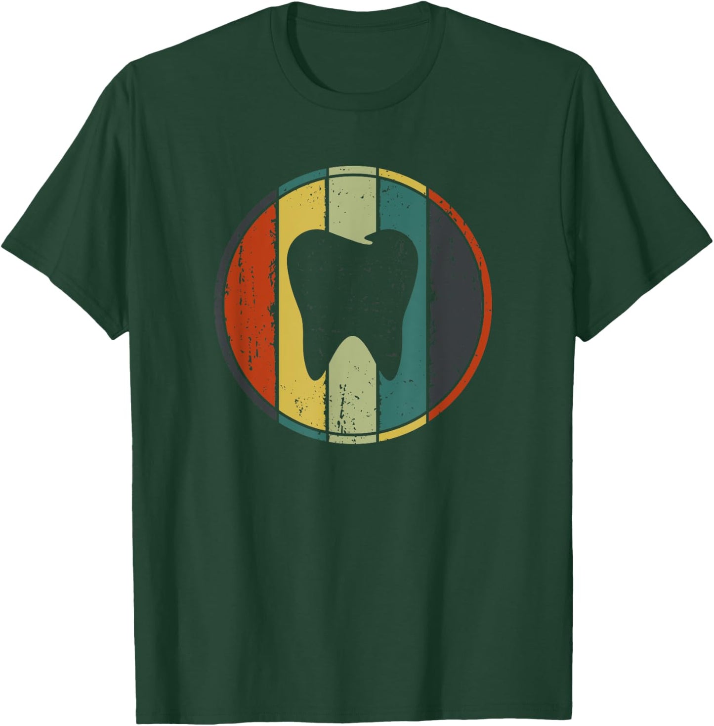 Cute Teeth Art Women Dental Hygienist Assistant T-Shirt - T-Shirt | Forest