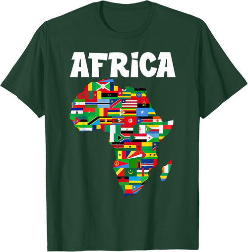 Africa Proud African Country Flags Continent Love