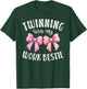 Pink Bow Twinning With My Work Bestie Friends Twins Day Girl T-Shirt - T-Shirt | Forest