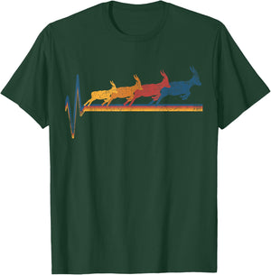 Antelope Gifts -Adults Classic Fit Black Letter Print Small T-Shirt - T-Shirt | Forest