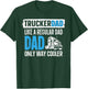 Trucker Truck Driver Dad Father Vintage Trucker Dad Like A T-Shirt - T-Shirt | Forest