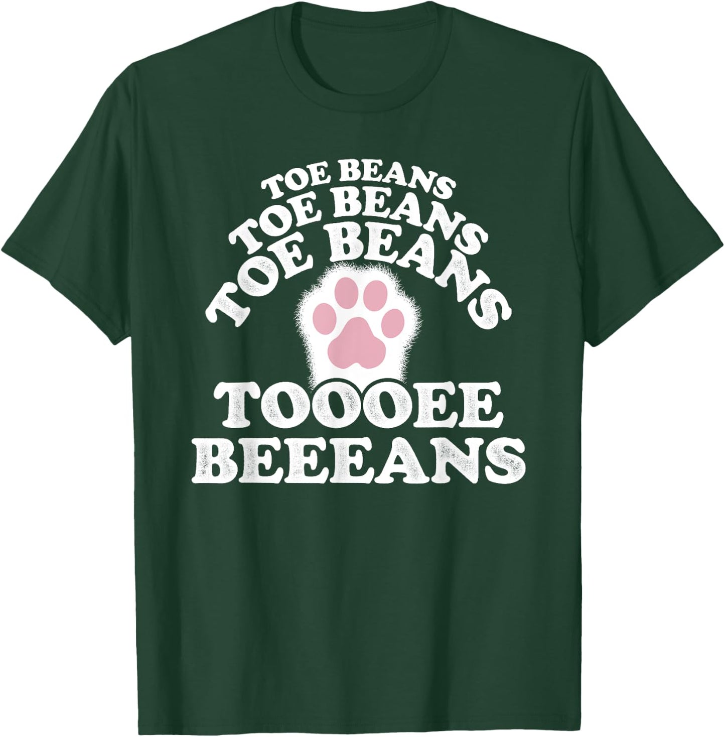 Cat Paw Pad Meme Meem Toe Beans Women Girls Kids T-Shirt - T-Shirt | Forest