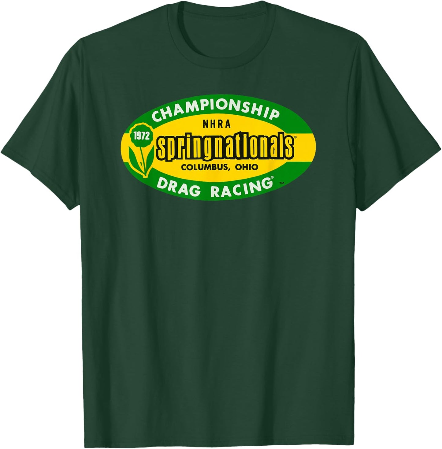 NHRA 1972 SpringNationals Contestant T-Shirt - T-Shirt | Forest