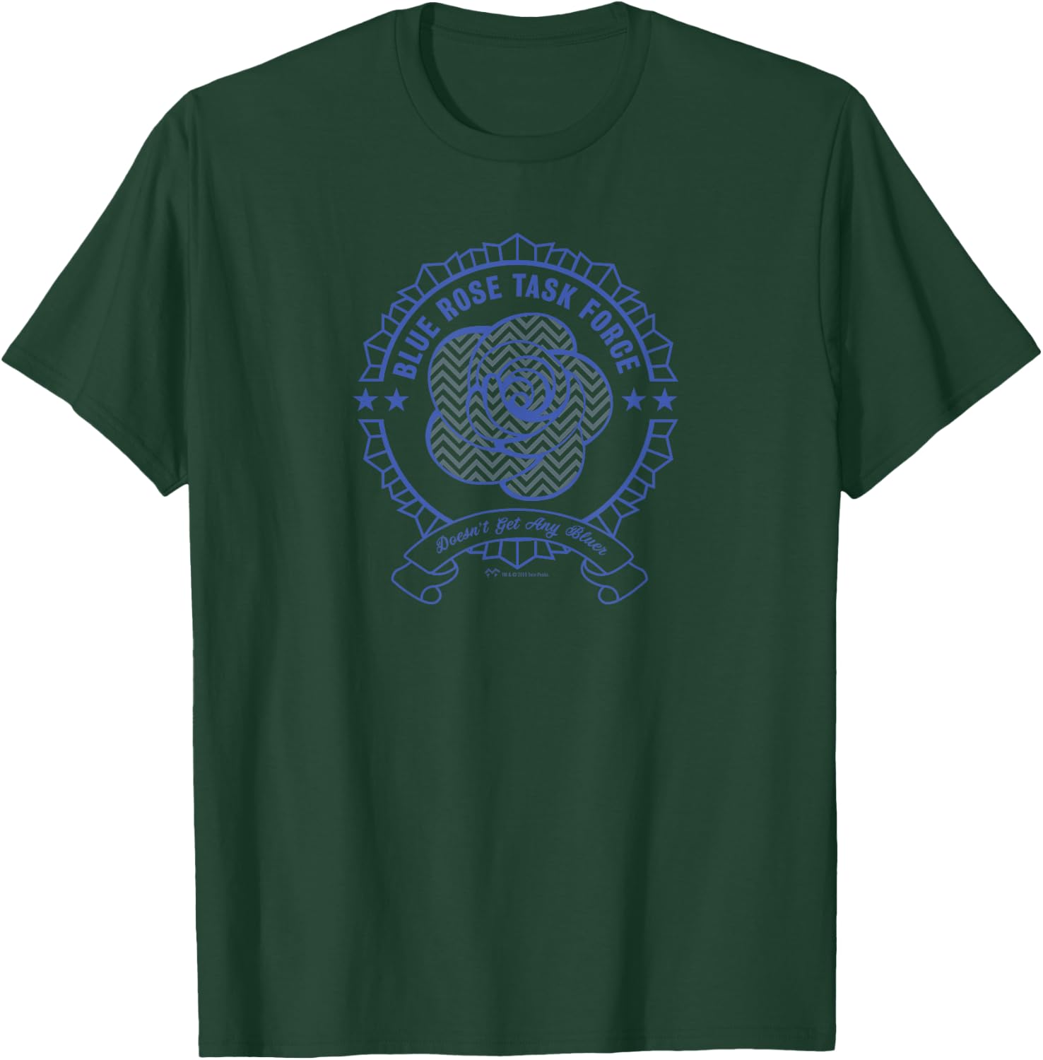 SHOWTIME Twin Peaks Blue Rose Task Force T-Shirt - T-Shirt | Forest
