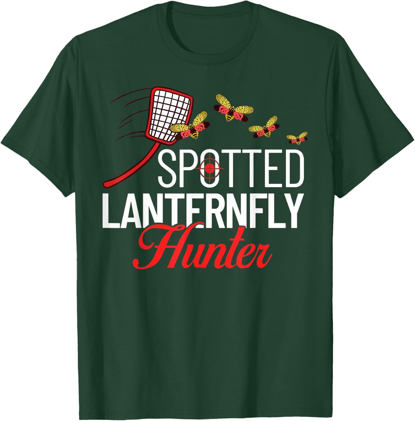 Spotted Lanternfly Trap Insect Spray Lantern Fly T-Shirt - T-Shirt | Forest