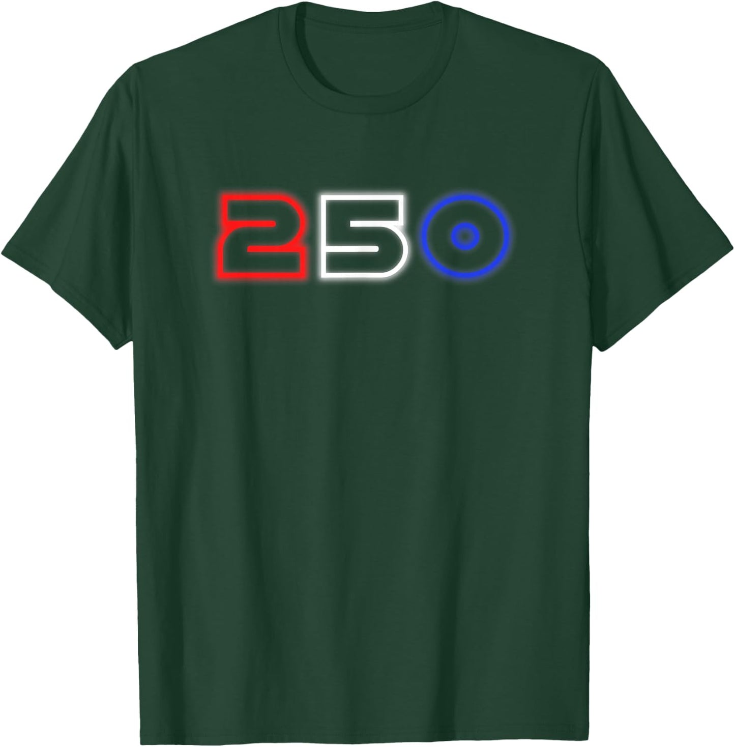 America 250 Anniversary Shirt - Patriotic 1776-2026 T-Shirt - T-Shirt | Forest