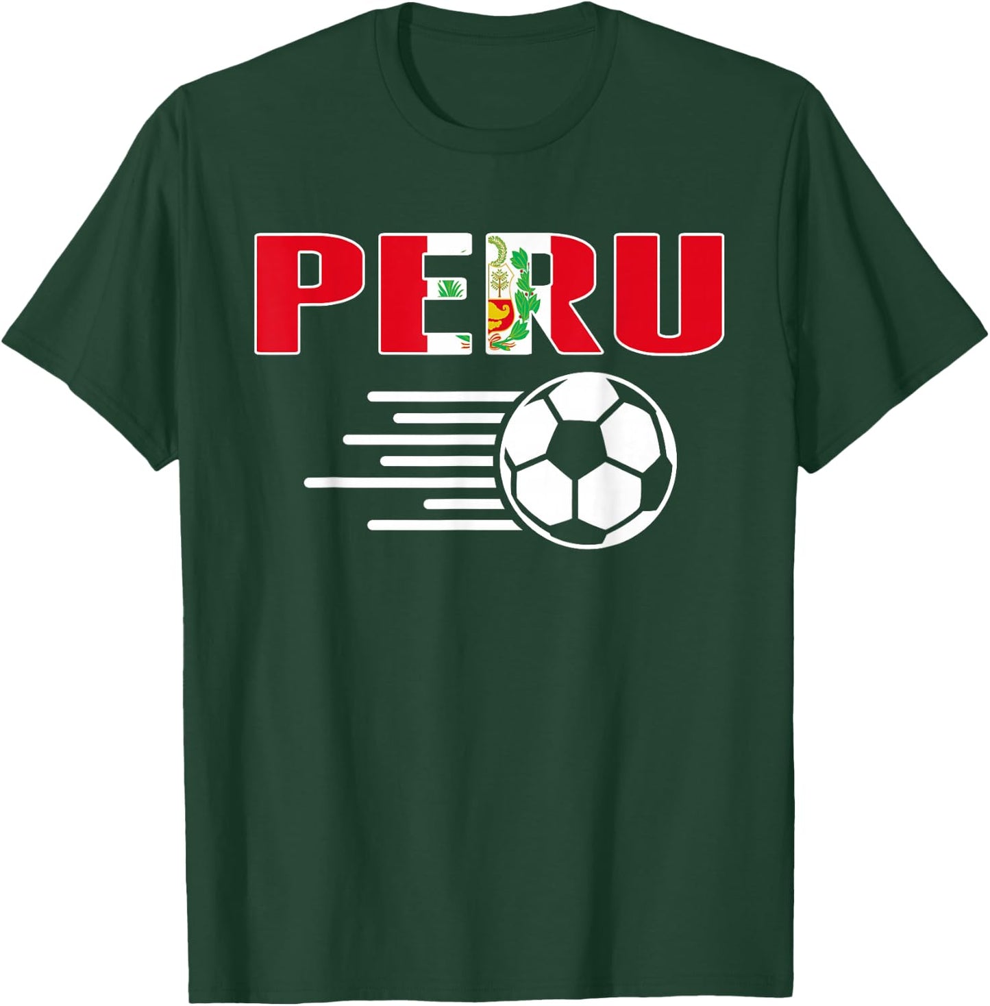 Proud Peru Soccer Fans Jersey - Support Peruvian Football T-Shirt - T-Shirt | Forest