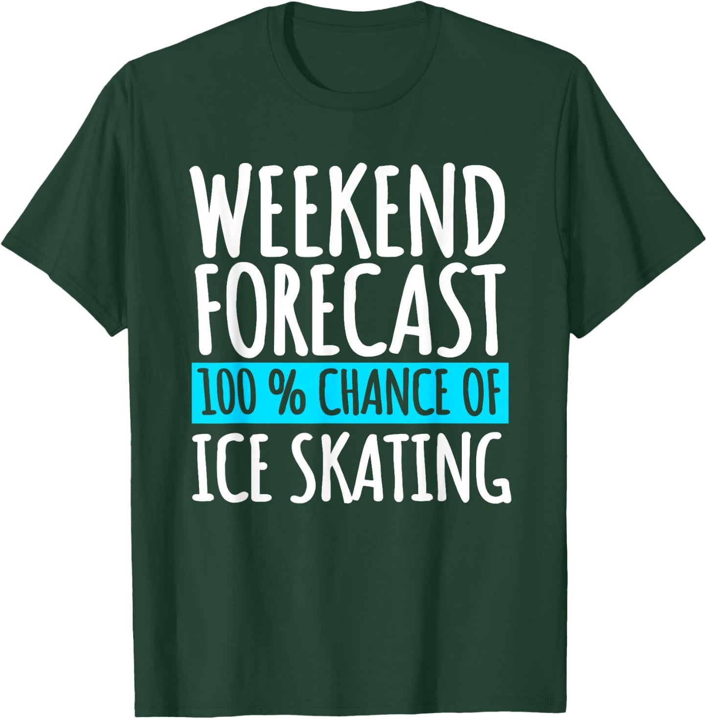 Ice Skating Coach Figure Skater Skates Sport T-Shirt - T-Shirt | Forest