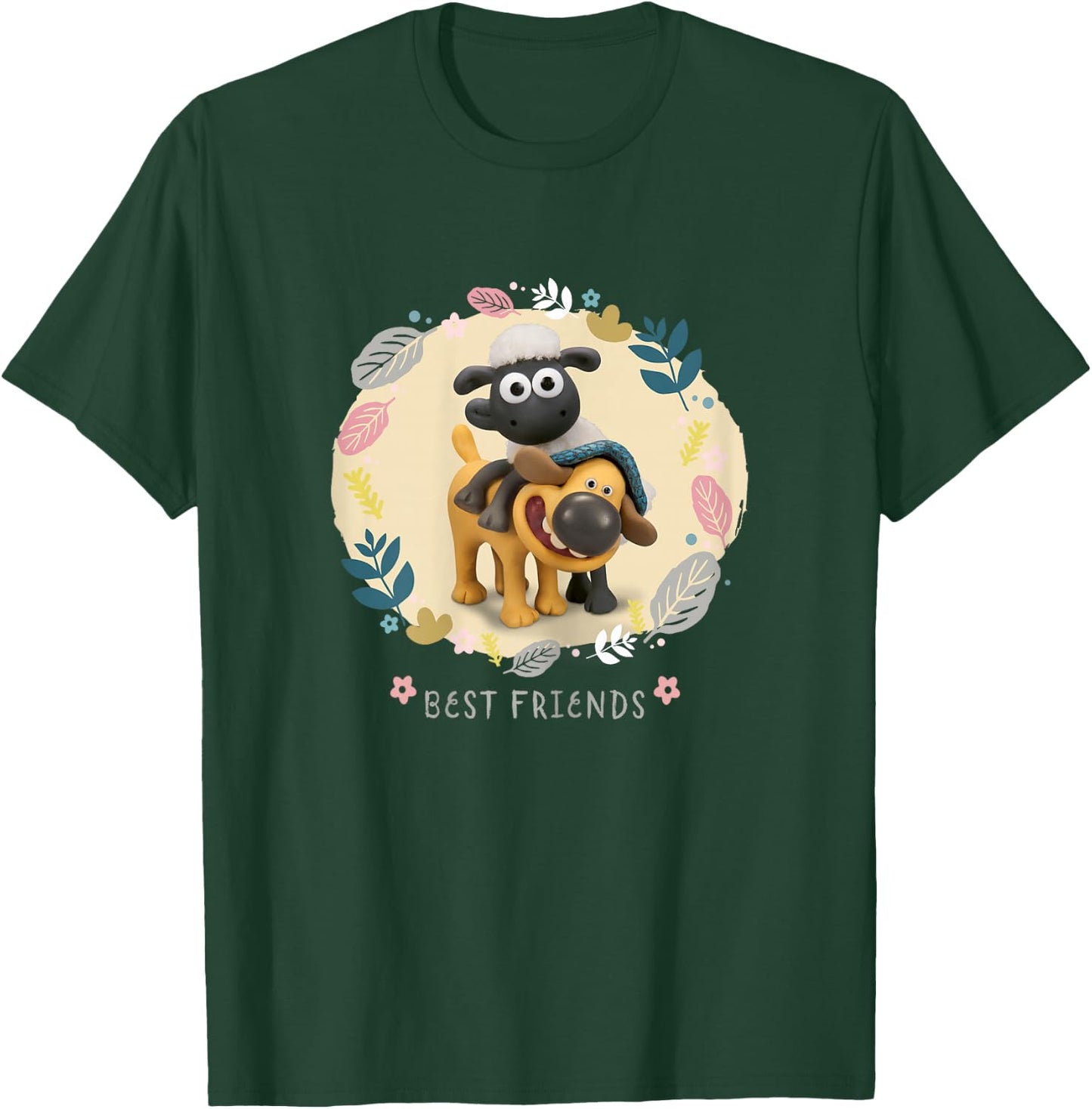 Shaun The Sheep: Best Friends T-Shirt - T-Shirt | Forest