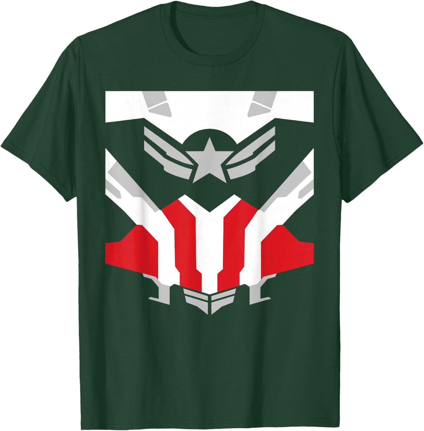 Marvel Falcon Captain America Uniform T-Shirt - T-Shirt | Forest