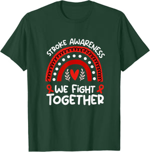 Wear Red For Stroke Awareness Shirt | Stroke T-Shirt - T-Shirt | Forest