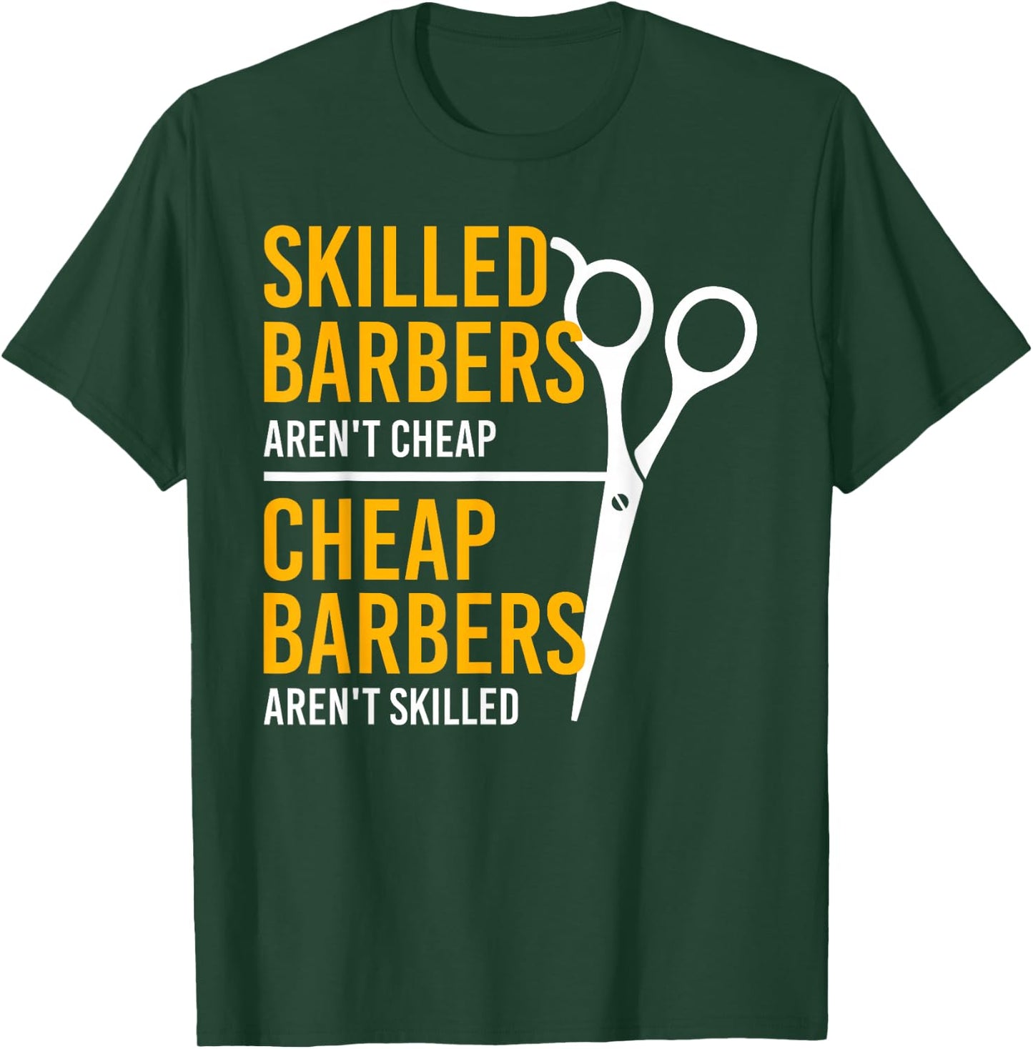 Cool Barber Women Hairdresser Hairstylist Barbershop T-Shirt - T-Shirt | Forest