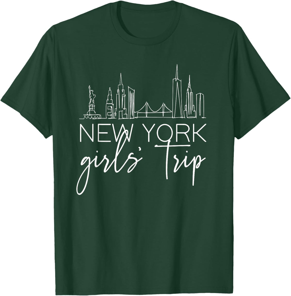 New York City Girl's Weekend Trip with Girlfriend and Sister T-Shirt - T-Shirt | Forest