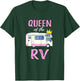 Queen Of The RV Funny Queen Of The Camper Gift Shirt T-Shirt - T-Shirt | Forest