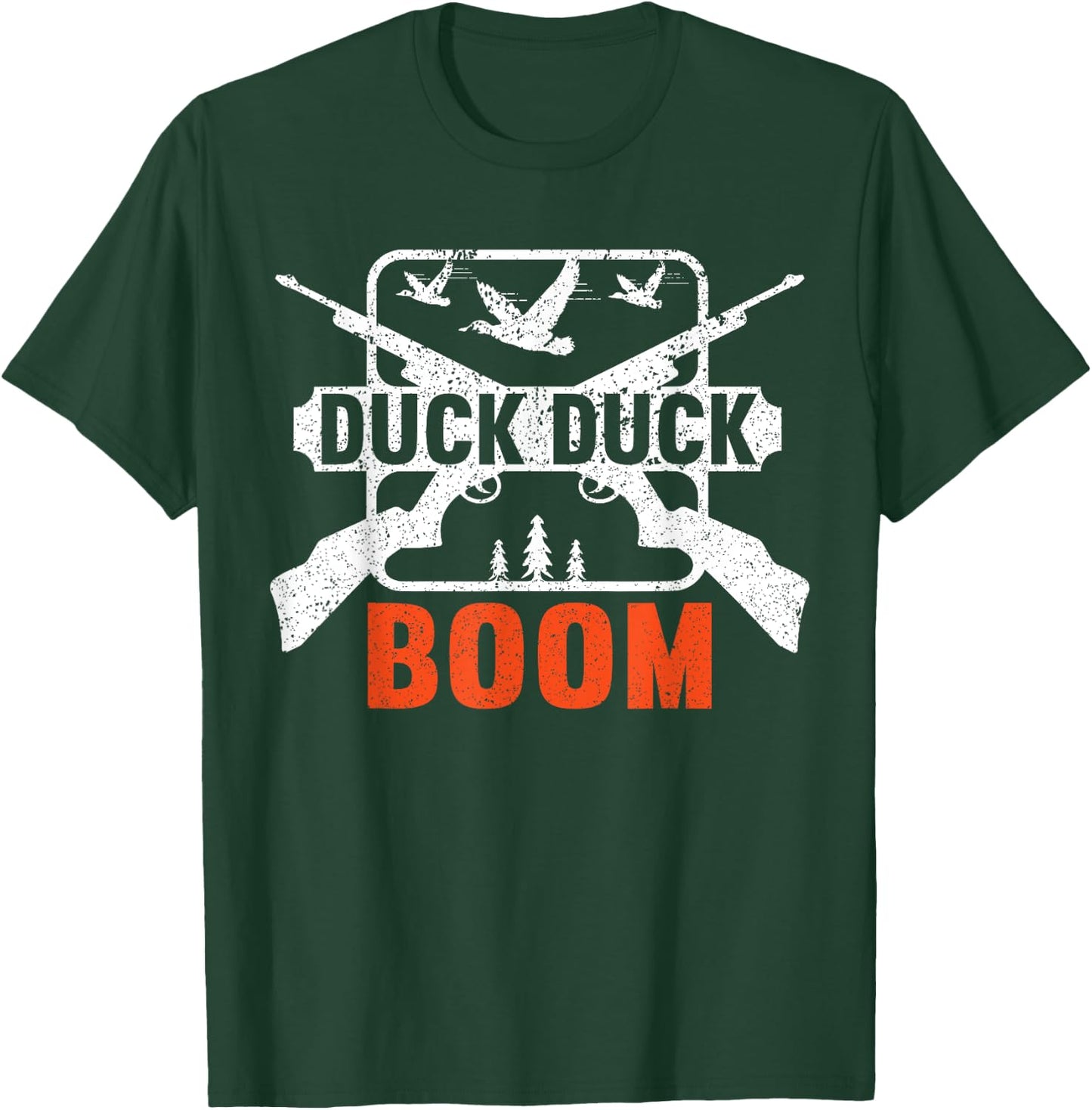 Duck Duck Boom | Hunting Ducks Hunting Funny Hunting T-Shirt - T-Shirt | Forest