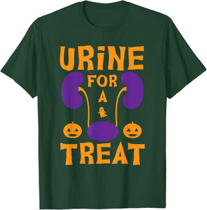 Urine For A Treat Candy - Funny Halloween Urologist Joke T-Shirt - T-Shirt | Forest