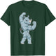 Rhino Bodybuilder Bodybuilding Sports T-Shirt - T-Shirt | Forest