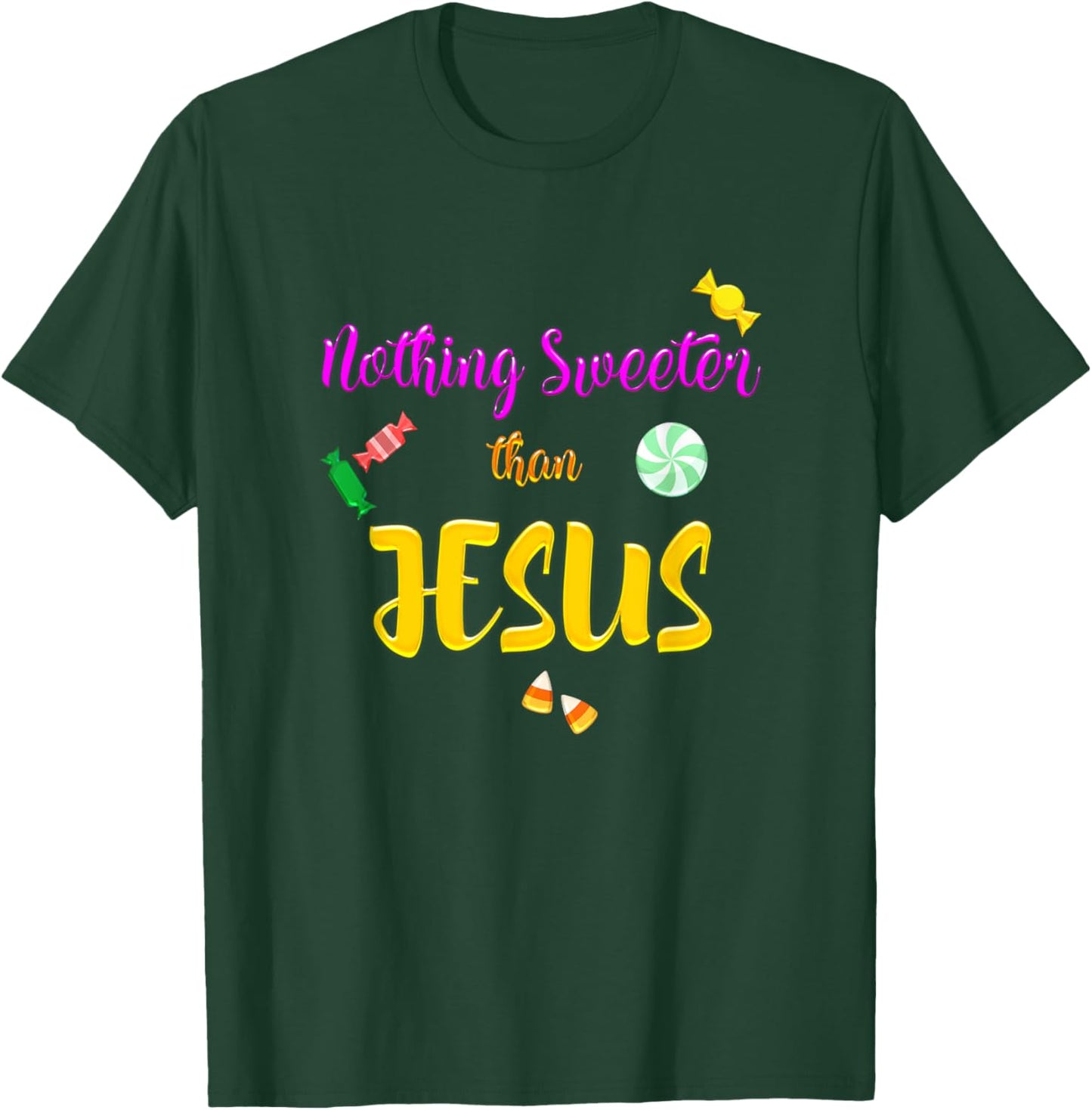 Jesus Trunk Or Treat Candy Christian Halloween T-Shirt - T-Shirt | Forest