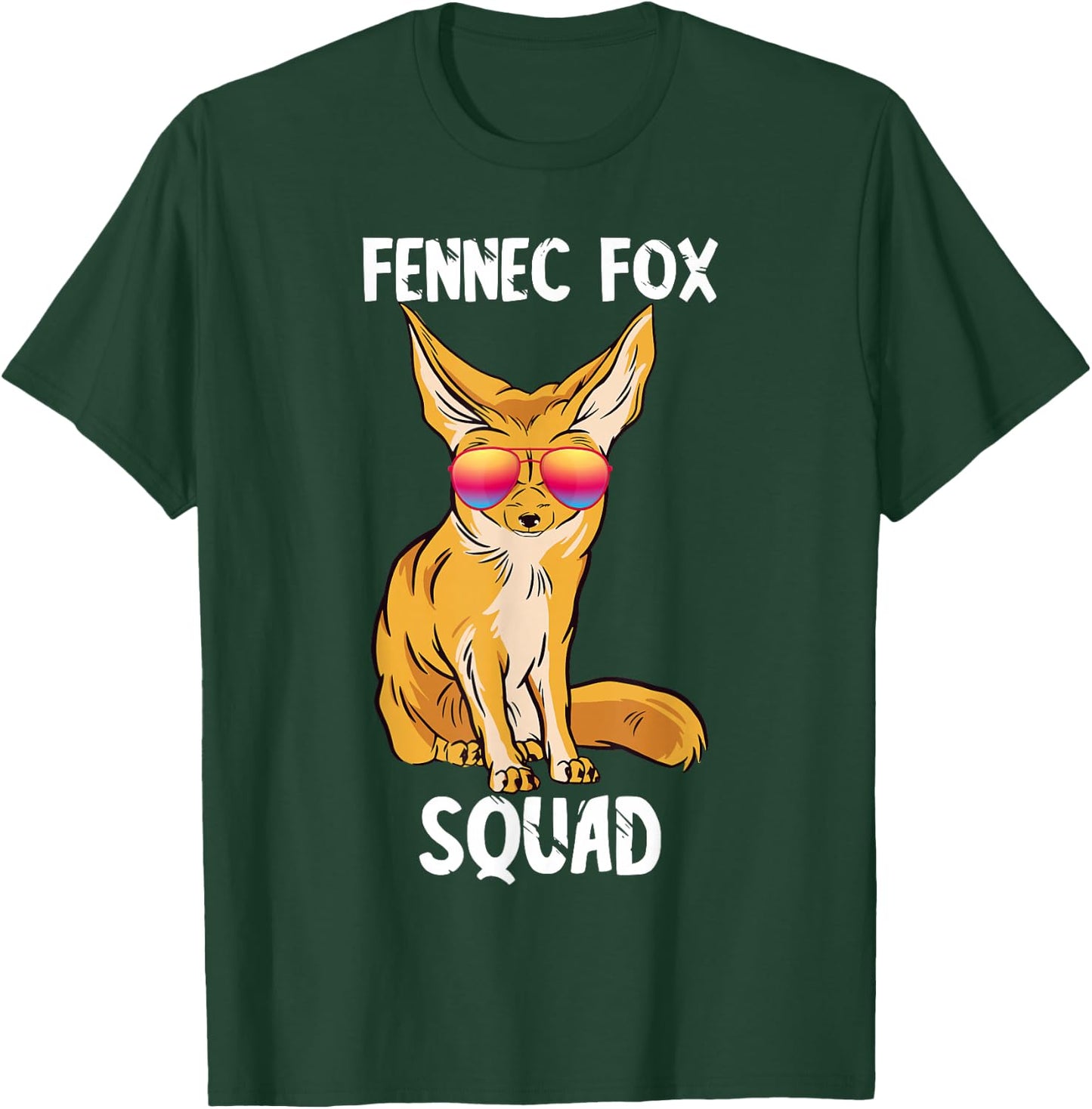 Fennec Fox Squad Cool Fox Animal Fennec Fox Lover Ears T-Shirt - T-Shirt | Forest