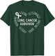 Lung Cancer Survivor T-Shirt - T-Shirt | Forest