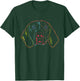 Colorful Dog American Foxhound Women Kids T-Shirt - T-Shirt | Forest