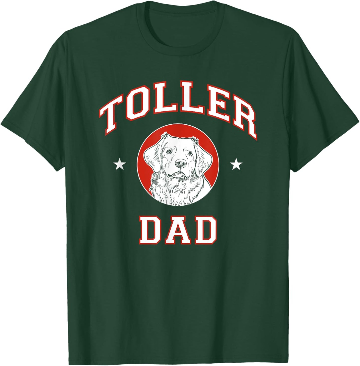 Nova Scotia Duck Tolling Retriever Dad Dog Father Women Kids T-Shirt - T-Shirt | Forest