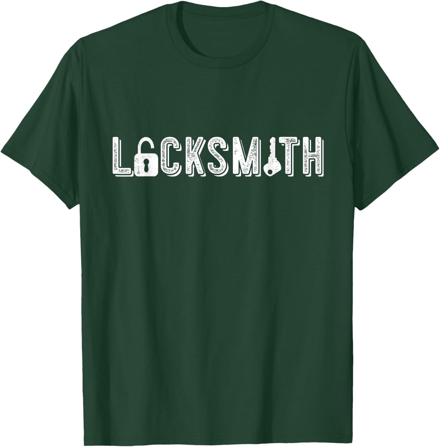 Lock Picking Lock Picker Locksmithing Lock Key Locksmith T-Shirt - T-Shirt | Forest