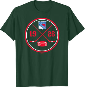 New York Rangers Prize Black Officially Licensed T-Shirt - T-Shirt | Forest