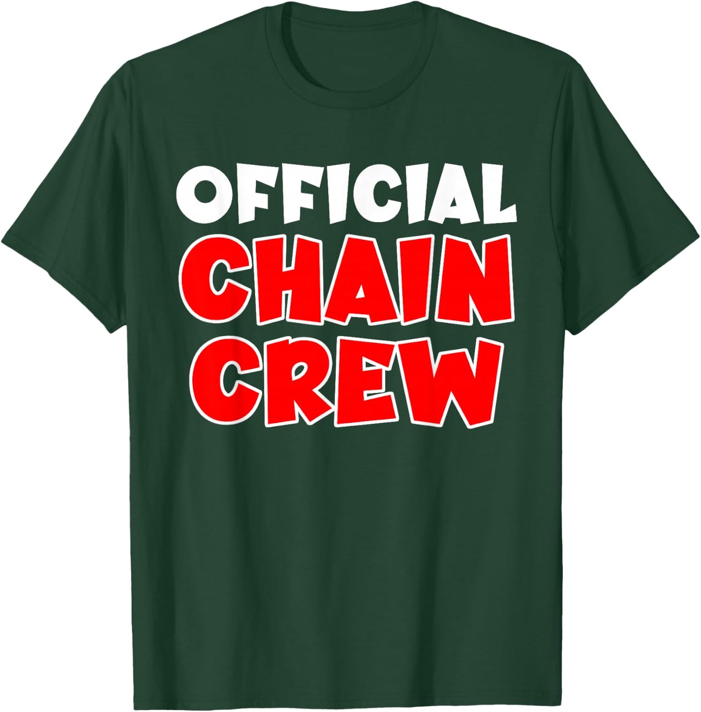 Official Chain Crew American Football Game T-Shirt - T-Shirt | Forest