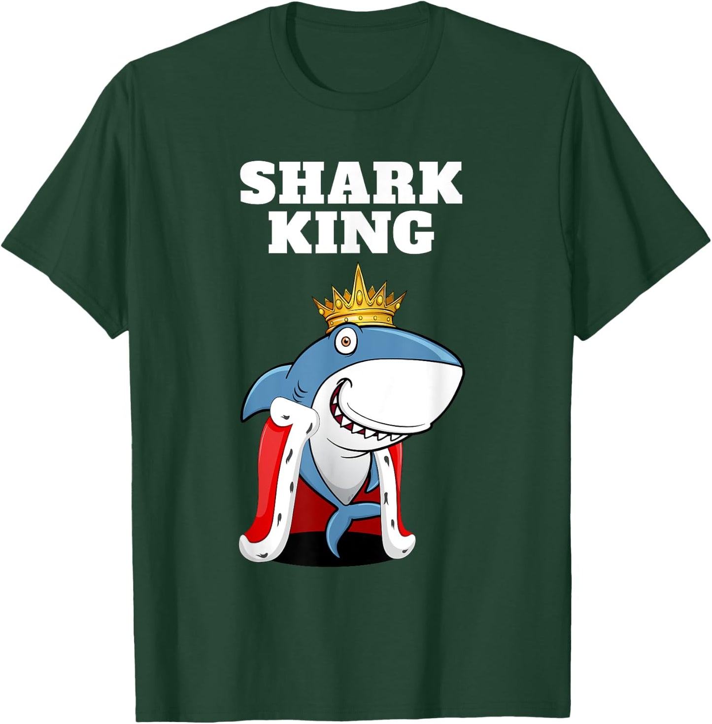 Shark King | Boys Shark | Shark T-Shirt - T-Shirt | Forest