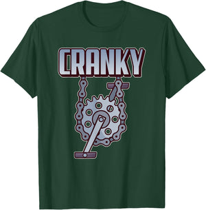 Funny Cranky Gift MTB Biker Bicycle Rider Cycling Lover T-Shirt - T-Shirt | Forest