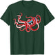 PNW Octopus, Tlingit style T-Shirt - T-Shirt | Forest