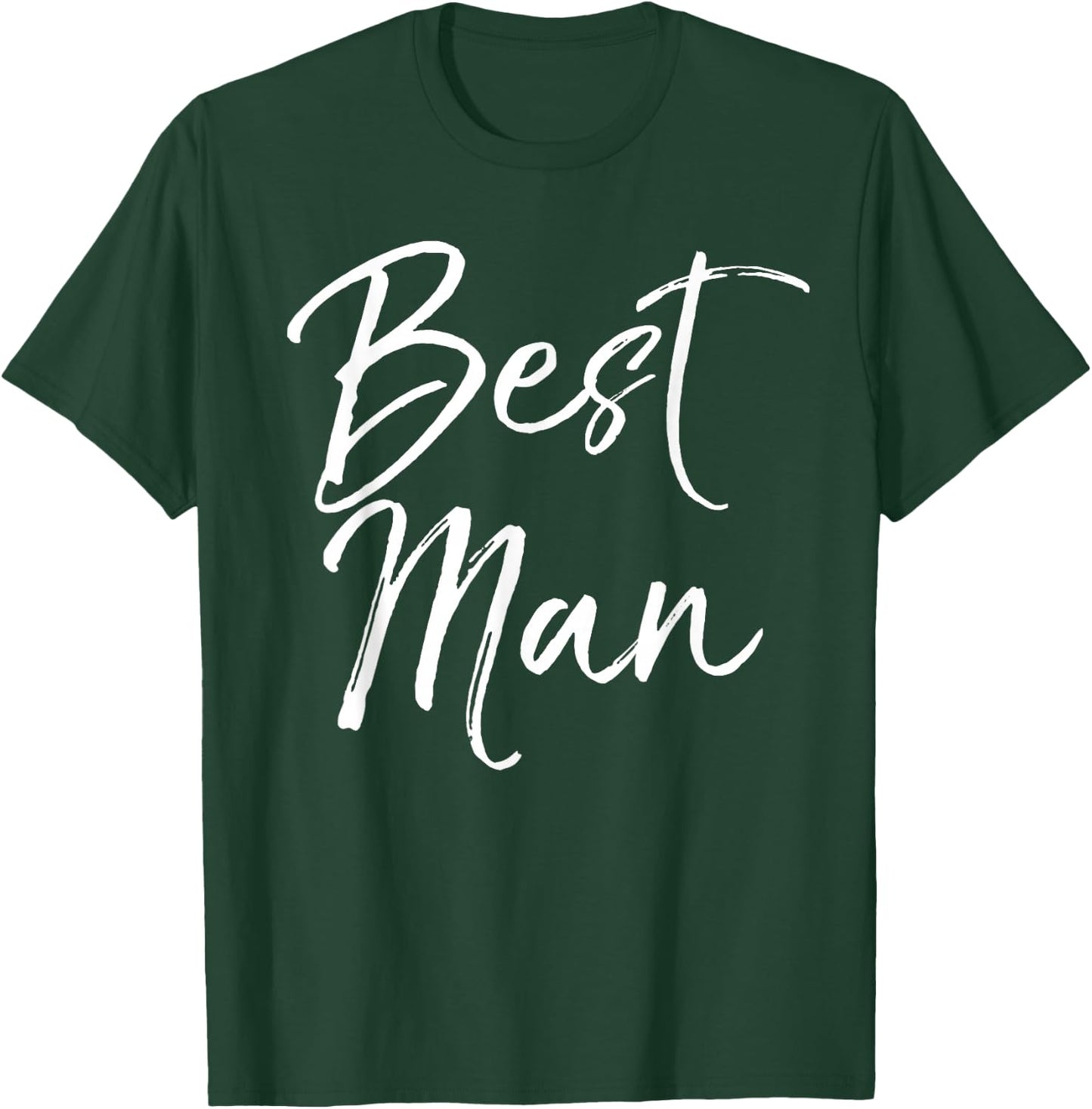 Wedding Bridal Party Gift Groomsmen Best Man T-Shirt - T-Shirt | Forest