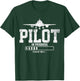 Future Pilot Airplane Student Pilot Flight School T-Shirt - T-Shirt | Forest